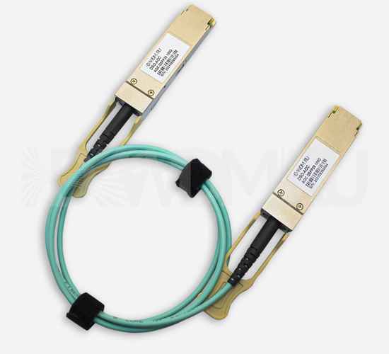 Active Optical Cable, QSFP28, 100 Гб/с, 5 м- ДВДМ.РУ (DSO-AOC-100-5)