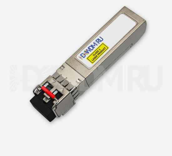 Оптический SFP+ модуль двухволоконный одномодовый, 16Гб/с, DWDM, 40 км, 2xLC, Fibre Channel, DDM, CH43 - ДВДМ.РУ (DSO-34-1D43)